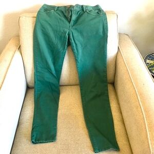 BCBG Generation ankle jeans in jasper green